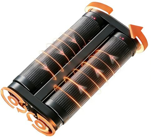 OBEST Fidget Slider Jouet Réchauffe-mains, Fidget Slider Toys, 2-en-1 Décompression magnétique métallique pour adultes, jouet EDC de décompression, Réchauffe-mains magnétique, Chargement USB