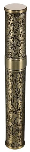 VALICLUD Porta Sigaro Singolo Custodia Portatile Elegante in Metallo Chiusura Ermetica Tubo per Conservazione Ottimale e Resistente Agli Urti per Viaggi D'affari