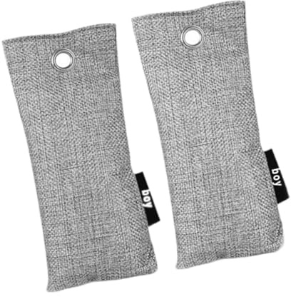 TWISAXC 2 pezzi/set confezione doppia deodoranti al carbone di bambù esperienza migliorata eliminazione degli odori sacchetto purificatore dell'aria auto