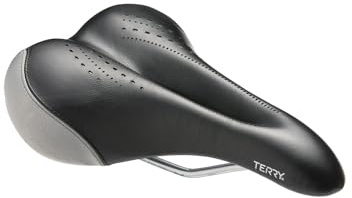 Terry Men's Liberator Y Elite Bicycle Saddle - Bike Seat Designed for The Elite Touring Rider for All Day Comfort with Premium Features - Black/Nightlight