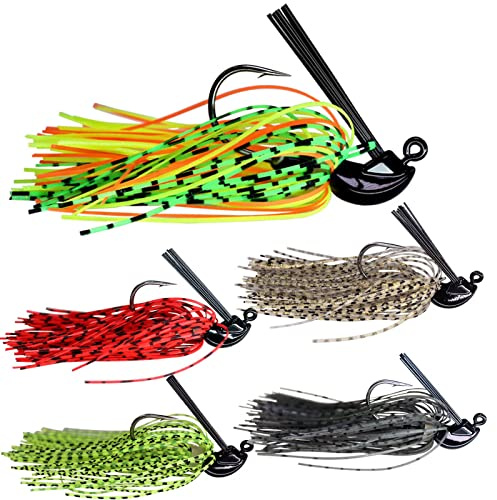 THKFISH Kunstköder Set Angeln Jigs Künstlicher Köder Angelköder Angelhaken 5g 7g 10g 12g 14g 15g 16g 5Stück