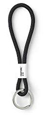Pantone Design-Schlüsselband Key Chain short | Schlüsselanhänger robust und farbenfroh | kurz | black 419| schwarz, 18