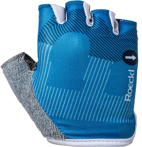 Roeckl Teo Kids Kinder Fahrrad Handschuhe kurz blau 2022: Größe: 6