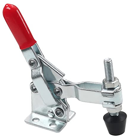 Auniwaig Hold Down Toggle Clamps Latch Antislip Red Hand Tool Holding Capacity Heavy Duty Toggle Clamp 441lbs Quick Release Tool 5Pcs