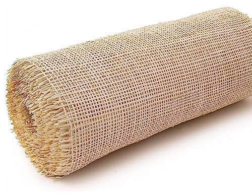 Wabengeflecht Wiener Geflecht,Natürliches Rattan Gurtband Thonet Stuhlflechtrohr Geflecht Flechtmatte,Stuhl Thonetstuhl Reparatur Flechtgewebe,Cane Webbing Rattan Roll für Stühle Lampe Kommode Mobel (