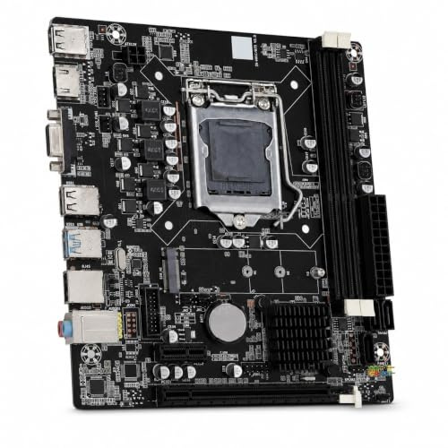 Carte Mère de Jeu D'ordinateur, Carte Mère à Canal Double de Jeu de Pin DDR3 de LGA 1155 avec Le Port de 4 USB2.0 2 USB3.0 SATA2.0