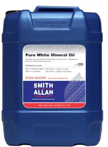 Pure White Mineral Oil Pharmaceutical Grade Carrier Oil Food Safe Chopping Board (20 Litre)