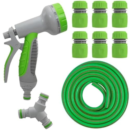 Dog Wash Shower Kit - Hot and Cold Shower Kit for Pet Grooming - Premium Shower Kit Set for Outdoor Dog Washing, Dog Baths and Pet Care - GREEN