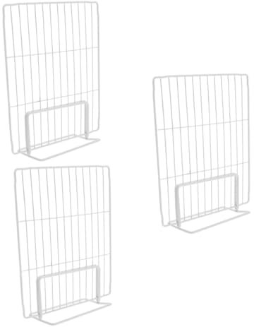 Hoement 3pcs Home Kitchen Fridge Organiser Storage Freezer Iron Wire Dividers Fridge Mesh Divider Organizers Stackable
