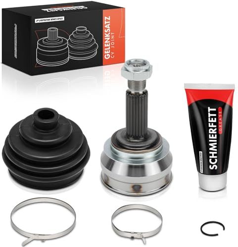 Frankberg Kit de juntas del eje de transmisión delantero 6U0407311 | Compatible con: Favorito 781, Camioneta favorita 787, Felicia Cube Van 6U5, Felicia I Pick-up 6U7 6UF