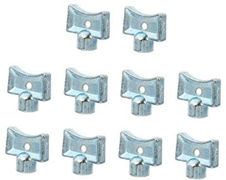 SEWOART 10pcs Zinc Alloy Radiator Heating Key Bleed Valve Wrench Set with Square Socket for Radiator Air Bleeding and Plumbing Maintenance