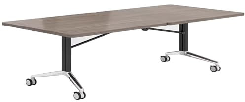 Rechteckiger Konferenztisch - Flip-Top klappbar Design Besprechungstische - Business Tisch - Trainingsseminartisch für Büro, Empfangsraum, Esszimmer