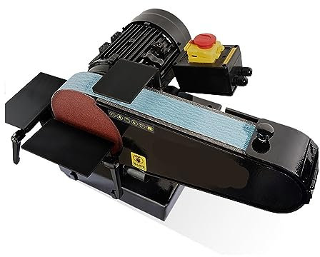 Esmeriladora de banco Lijadora de banda en miniatura Máquina pulidora de metal portátil Lijadora Pulidora de metal 750w 2800rpm