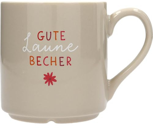 Depesche 0013594-002 Lieblingsbecher Motiv Nr. 2, Henkeltasse mit Spruch, 300 ml, aus Porzellan, teilweise mit Goldfolie und Innendruck, Verschiedene Kräftige Farben
