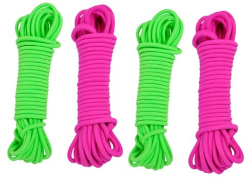 TOYANDONA 2 Series Saltando Banda De Goma Accesorios Elástico Afuera Cuerda De Saltar Suave Ajustable Exterior Saltar La Cuerda Cuerdas Elasticas 2 Piezas*2