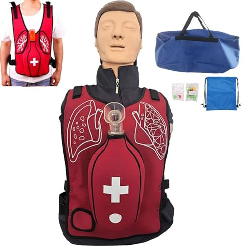 Heimlich-Trainingsweste, Trainingsweste zur Simulation der Atemwegsobstruktion, Erste-Hilfe-Rettungsmodell für Erstickungs- und Erstickungsanfälle bei Erwachsenen und Kindern,B-Child