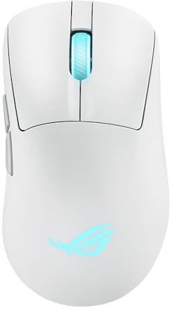 ASUS ROG Keris II Origin Wireless Gaming Mouse – Right-Handed Ergonomic, 65g, Tri-Mode Connectivity, 42K DPI, up to 127Hr Battery, Web-Based Configuration, PC/Mac Support