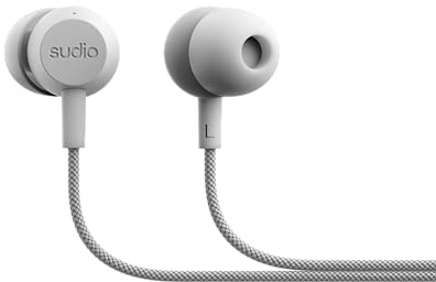 sudio V3 Essential Wired Kopfhörer mit Kabel | In Ear Kopfhörer mit USB-C Anschluss | Geflochtenes, Kabelbruch-sicheres Design | Integriertes Mikrofon | IPX4 Wasserresistent | Weiß