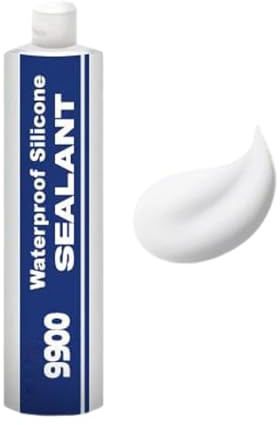 Sigillante strutturale superadesivo multiuso, colla adesiva super resistente ad alta viscosità, sigillante strutturale 900 Bonding, presa rapida permanente (Bianco)