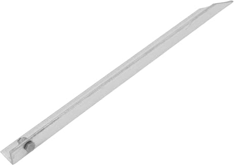 NUOBESTY Varilla de Puesta a Tierra Galvanizada de 50 Cm L30x30 para Caja Eléctrica, Estaca Metálica para Cerca Eléctrica, Resistente Oxidación, Uso Exterior en Jardín y Patio