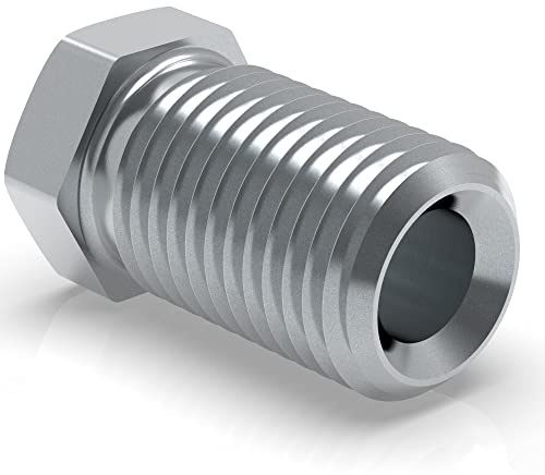 4 tornillos de rosca de 3/8 x 24 para línea de freno de 4,75 mm, conector profesional tipo S DIN/ISO 1651