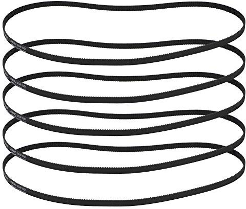 Praktische Anwendbarkeit Schwarz Geschlossener Zahnriemen, 5PCs 3D Drucker Teile GT2-6-610MM Gummi Geschlossener Zahnriemen Ring Geschlossener Zahnriemen