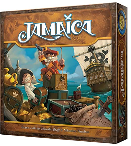 Asmodee | Jamaica | Juego de Mesa de Estrategia para Adultos y Familias | A Partir de 8 Años | De 2 a 6 Jugadores | 30-60 Minutos por Partida | Español