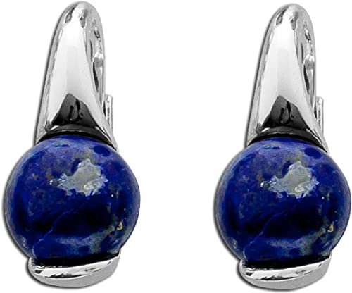 Ch.Abramowicz Lapislazuli Ohrringe Silber 925 tiefblaue Edelsteine Toyo Yamamoto