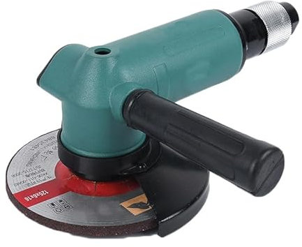 McbeAn Amoladora Angular Neumática, Máquina Pulidora De Muelas Abrasivas De Grado Industrial, Máquina Neumática De Eliminación Y Pulido De Óxido, para Rectificado Abrasivo, Rectificado De Óxido