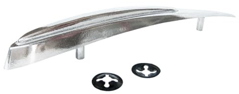 CRESTA PARAFANGO CROMATA ADATTO PER VESPA 50 R L N 90 125 ET3 PICCOLA ALLUMINIO LUCIDA