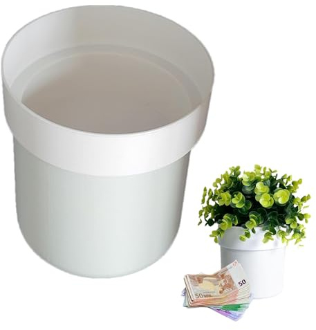 Caja fuerte para macetas, maceta secreta para guardar dinero, maceta para guardar llaves, almacenamiento al aire libre, maceta segura para llaves ocultas, escondedor de llaves de repuesto para jardín,