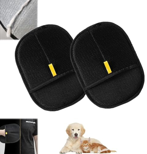 Gahwa Tierhaarentfernungshandschuh für Katzen & Hunde, 2025 Upgrade Effiziente Pflegehandschuhe Für Verwendet Reinigung Haarentfernung und Schönheitszwecke (2PCS)