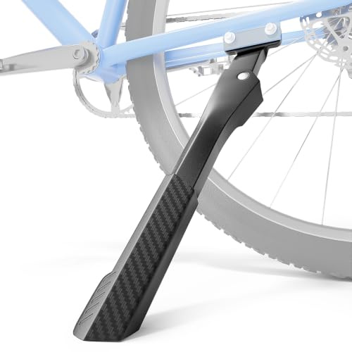 WATSABRO Fahrradständer E-Bike 24-29 Zoll, 40mm Lochabstand, 80 KG Tragfähigkeit Höhenverstellbarer Seitenständer, Stabiler Aluminium Fahrradständer für Mountainbike, Rennrad, Gravel Bike, MTB