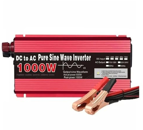 Inverter Convertitore Inverter A Onda Sinusoidale Pura Da 1000 W Convertitore Solare Portatile Da DC 24 V A AC 220 V