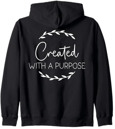 Citation Motivante Élégante pour Un Objectif de Vie Sweat à Capuche