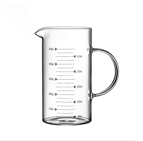 Bricco per Latte Broccheggiatore di schiumatura del latte di vetro resistente al calore ad alta borosilicati con la tazza della beatitudine della tazza della beatitudine del latte di granulazione Mane
