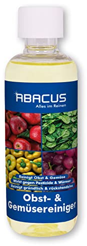 ABACUS® 4148 Nettoyant pour légumes, fruits et légumes, doux pour les aliments, agit contre les pesticides et les vers, sans conservateurs, nettoyant pour fruits et légumes 1 x 300 ml