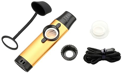 JOINPAYA Kazoo Instrument Tragbar Für Anfänger Bühneninstrumente Aus Metall Und Material Leuchtende Farben Für Musikliebhaber Und Auftritte