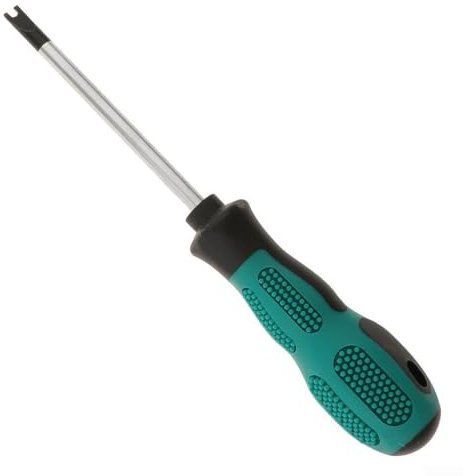 Cacciavite a forma di U con punta magnetica, manico resistente al calore, punta da 2 0 mm