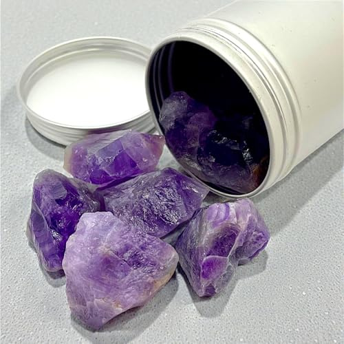 NATURAL STONES® - AMATISTA Piedras naturales en bruto 3-5 cm Pack 250 gr - Protégete, amuleto de la suerte - Piedras y cristales naturales de sanación (Amatista)