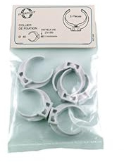 collier lyre pvc ø 40 blanc x 5 pces - INTERPLAST