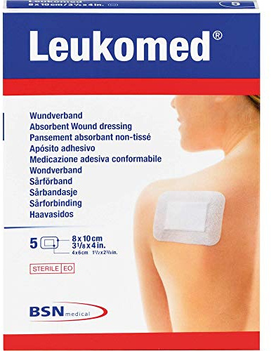 LEUKOMED sterile Pflaster 8x10 cm 5 St