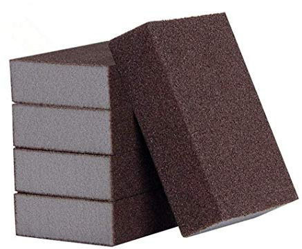 AKAMAS Nano Emery Sponge,5pcs Sponge Magic Eraser Brush Eraser Nano Silicon Carbide Descaling Home Kitchen Cleaning Sponge Cleaning Kitchen Rust Cleaning Tool
