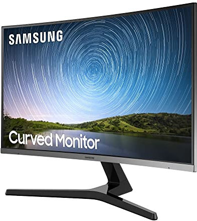 Samsung LC32R500FHUXEN 32 Curved Monitor - FullHD, 3-sided bezel-less, Freesync, HDMI, VGA, Dark Grey