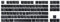 HUYUN Un juego completo de 87 teclas de repuesto para teclado mecánico Logitech G813/G815/G913/G915 TKL RGB (87 teclas)