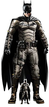 Offizielle Star Cutouts SC4431 Batman Robert Pattinson The Batman 2022 Meisterwerk Grafikkunst Stil l Party Supplies l Geschenke l Sammler