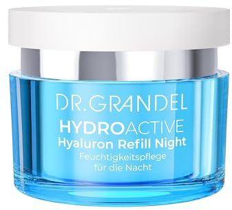DR. GRANDEL HYDRO ACTIVE Hyaluron Refill Night Nachtcreme 50 ml | Für Gesicht, Hals & Dekolleté, intensive Feuchtigkeit, reduziert Trockenheitsfältchen, stimuliert Hyaluron-Synthese