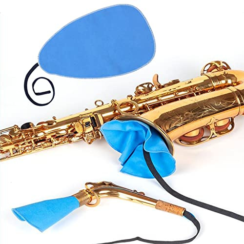 Saxophon Reinigungstuch,Saxophon Putztuch,Klarinette Reinigungstuch,Klarinetten Durchzieh Reinigungstuch,Instrumentenreinigungstuch Saxophon,Reinigungsset Querflöten,für Tube Inside Clean