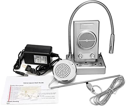 Zweiwege-Gegensprechanlage TW102 3W Fenstergegensprechanlage für Restaurant, Bank, Büro, Speisesaal, Apotheke, 2-Wege-Gegensprechanlage für Laden, Büro, Krankenhaus, Bank
