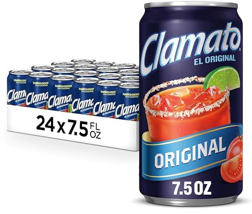 Boîtes de jus de tomate Clamato Motts 221 ml - Idéal pour préparer le cocktail Bloody Mary ultime